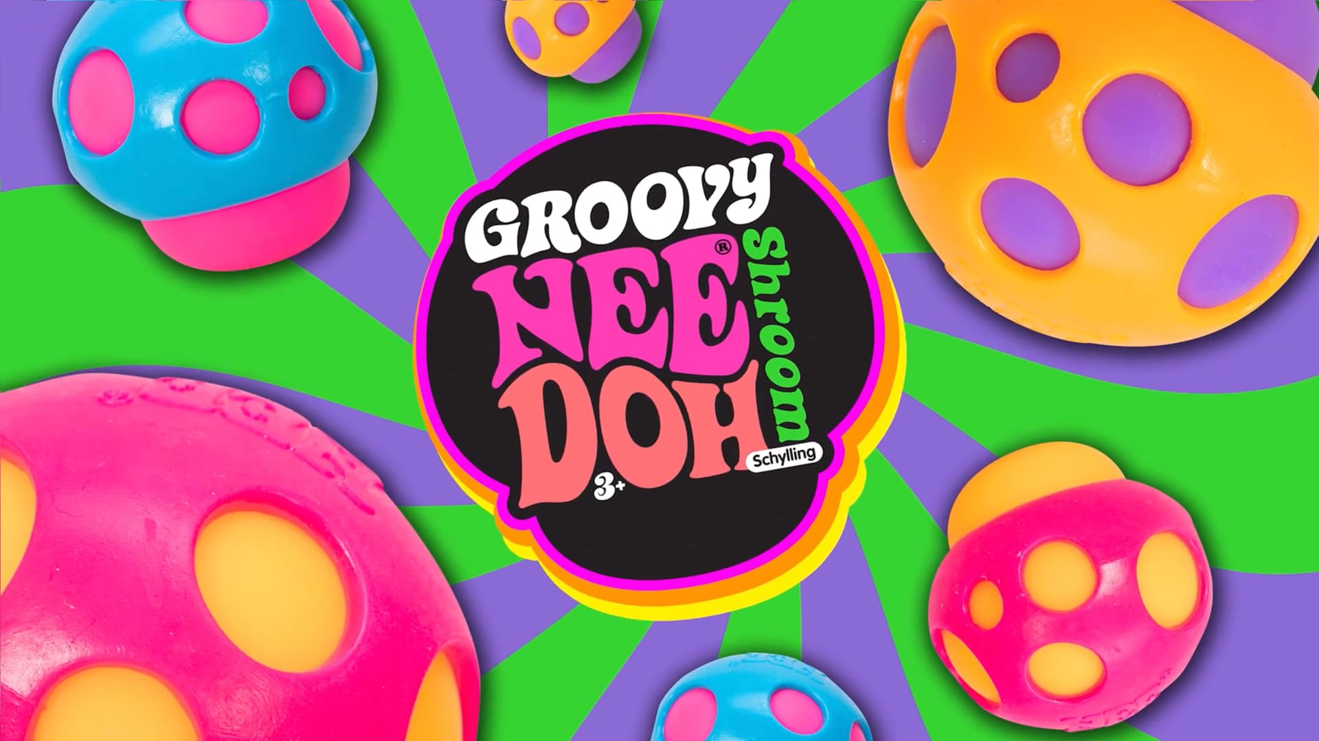 Mushroom Sensory Squish Toy