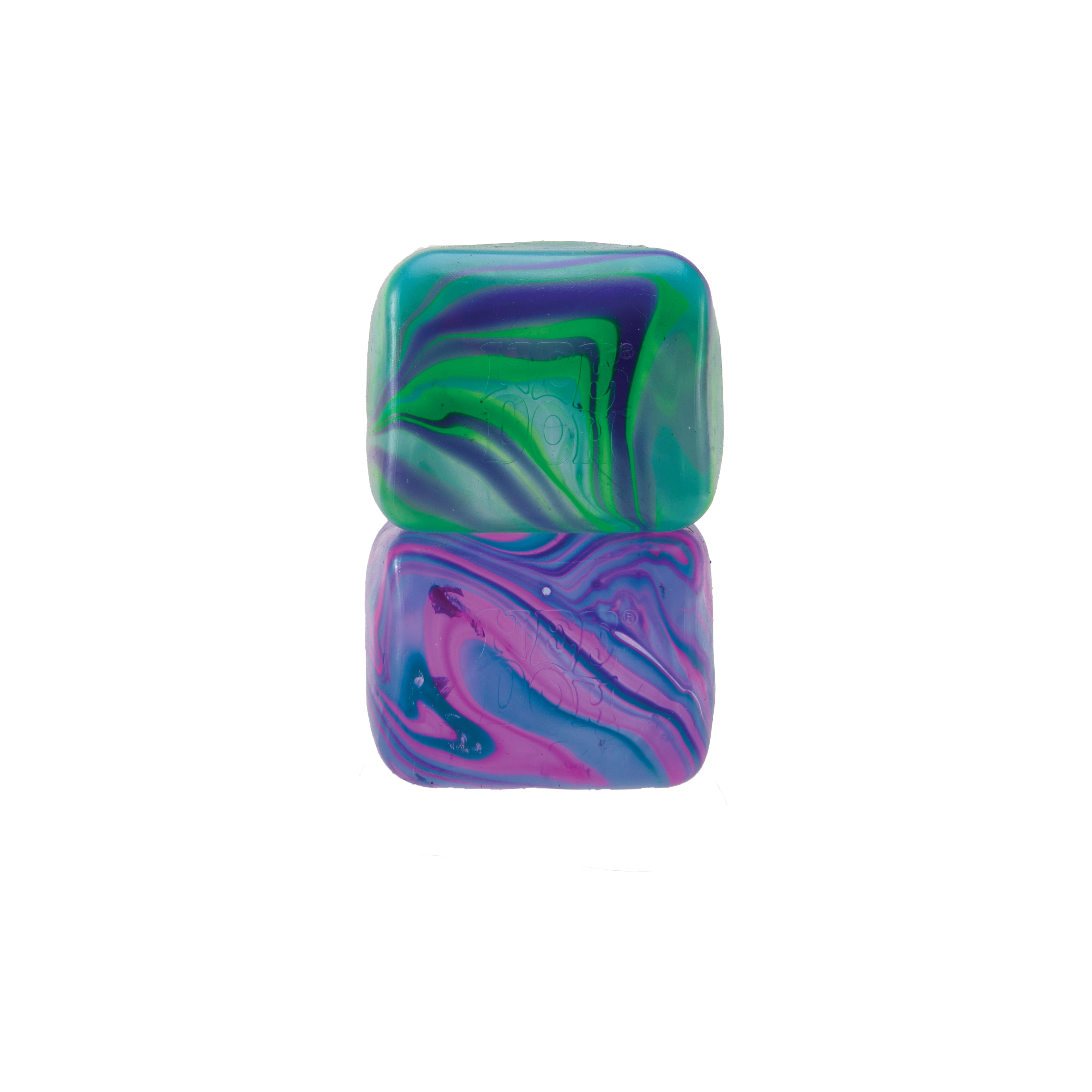 Marbled Sensory Ice Cube Squish